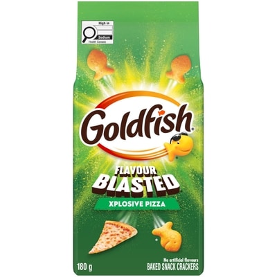 Pepperidge Farm Goldfish Flavour Blasted Xplosive Pizza Crackers 180 g, $2.50/100g