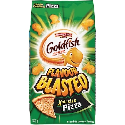 Pepperidge Farm Goldfish  Flavour Blasted  Xplosive Pizza Flavoured 180 g, $2.22/100g