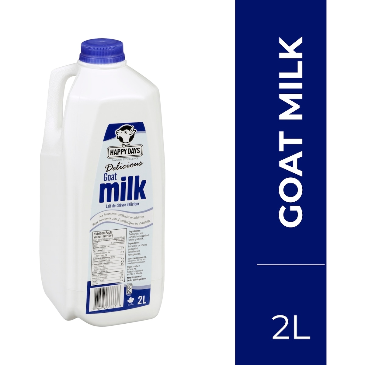 Happy Days Whole Natural Goats Milk