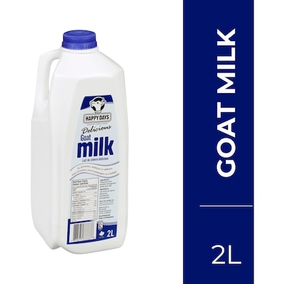 Happy Days Goat Milk Goat Milk 2 l, $0.39/100ml
