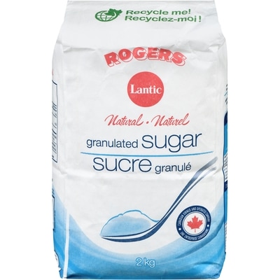 Rogers Sucre blanc granulé 2 kg, 0,17 $/100g
