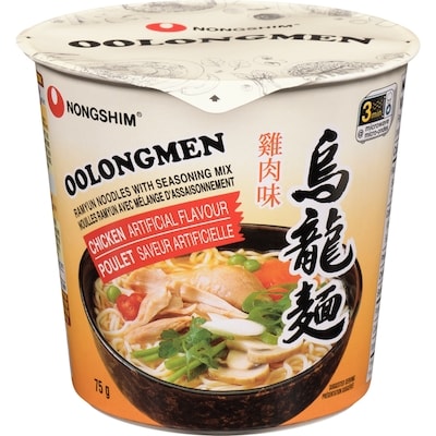 Nong Shim Bol de soupe aux nouilles oolongmen au poulet 75 g, 1,45 $/100g