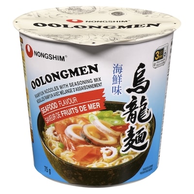Nong Shim Bol de soupe aux nouilles oolongmen aux fruits de mer 6x75.0 g, 1,78 $/100g