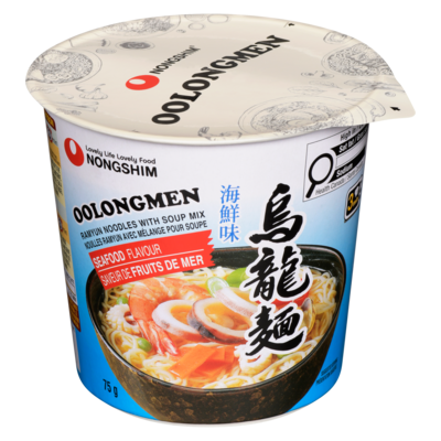 Nong Shim Bol de soupe aux nouilles oolongmen aux fruits de mer 75 g, 1,99 $/100g