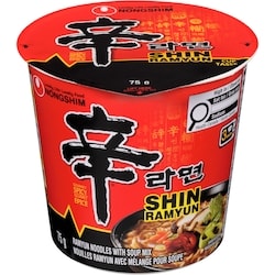 Nong Shim Bol de soupe aux nouilles oolongmen Shin 6x75.0 g, 1,78 $/100g