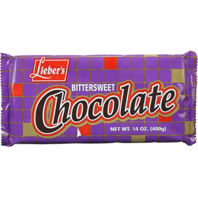 Liebers Bittersweet Chocolate Bar 397 g, $3.52/100g