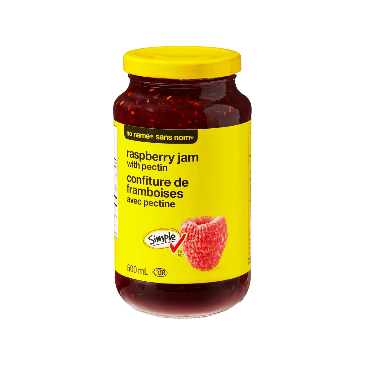 No Name Raspberry Jam with Pectin 500 ml, $1.30/100ml