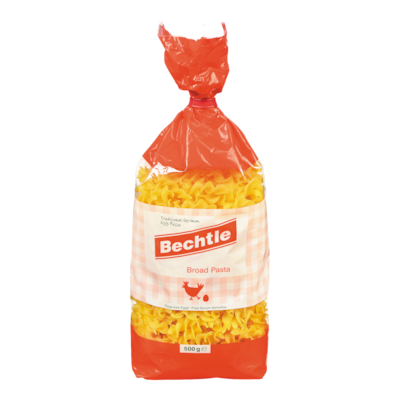 Bechtle Broad Pasta Noodles 500 g, $1.00/100g
