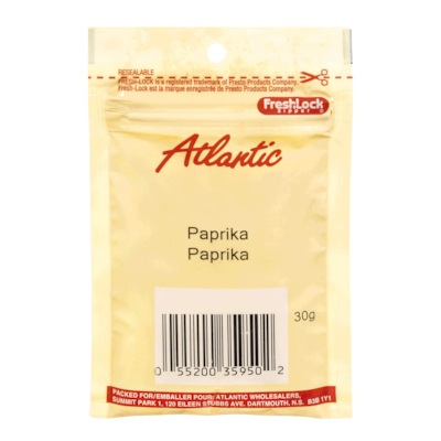 null Paprika, Atlantic 30 g, 5,97 $/100g
