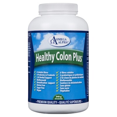 Omega Alpha Healthy Colon Plus 340 g, 9,41 $/100g