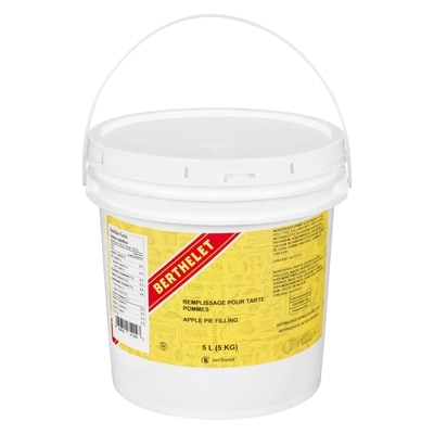 Berthelet Pie Filling, Apple 5 kg, $1.00/100g