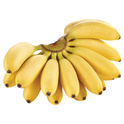 null Mini Bananas, Bunch $4.39/1kg $1.99/1lb