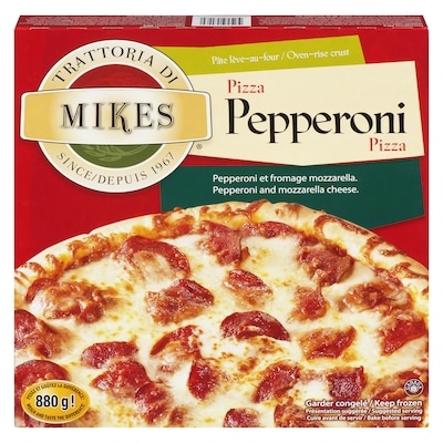 Mikes Mike's Pepperoni Pizza 880 g, $0.67/100g