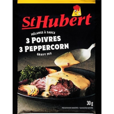 St Hubert Reduced Salt Sauce Mix, 3 Peppercorn 30 g, $5.63/100g