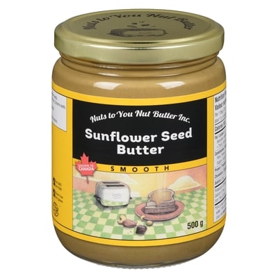 Nuts to You Sunflower Seed Butter, Smooth 500 g, $1.60/100g