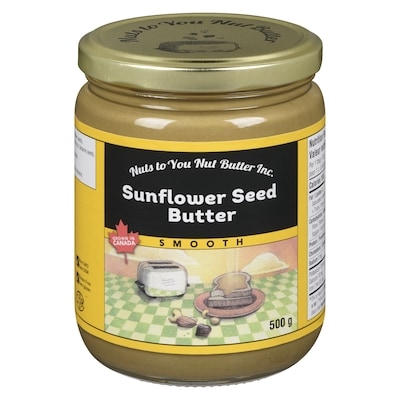 Nuts to You Sunflower Seed Butter, Smooth 500 g, $1.30/100g