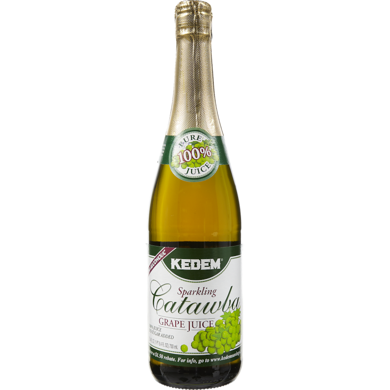 Kosher Sparkling Catawba Grape Juice