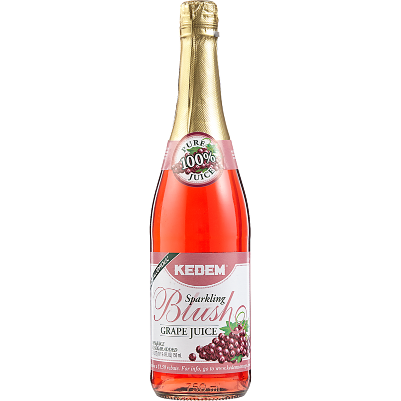 Kosher Sparkling Blush Grape Juice