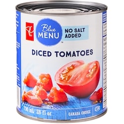 PC Blue Menu Diced Tomatoes 796 ml, $0.28/100ml