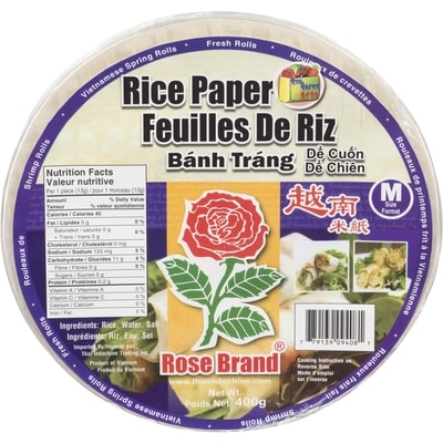 Rose Rice Paper 400 g, $0.87/100g