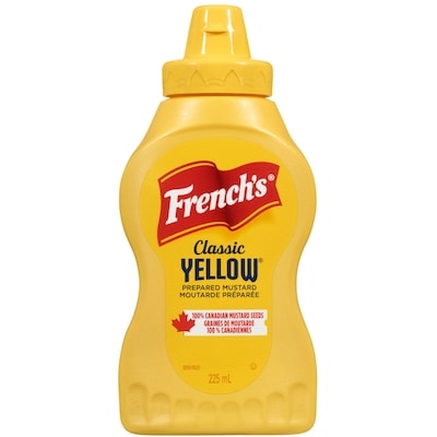 French’s Moutarde Préparée Jaune Classique 225 ml, 0,97 $/100ml