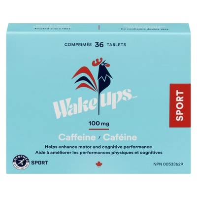 Wake Ups De 100 Mg Comprimés De Caféine 36 ea, 0,18 $/1ch