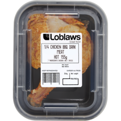 null Poulet Bbq refroidi (Après 11h) 132 g, 1,89 $/100g