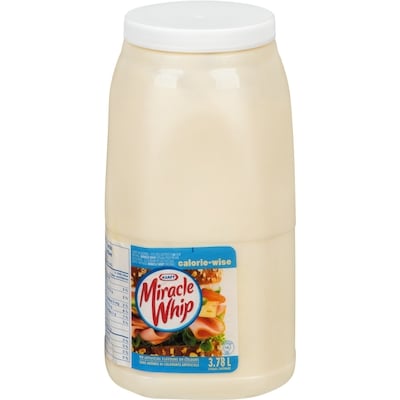 Kraft Light Miracle Whip 3.78 l, $0.79/100ml