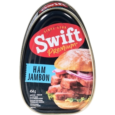 Swift Cooked Canned Ham 454 g, $1.76/100g
