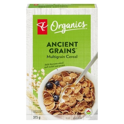 PC Organics Organic Ancient Grains Cereal 375 g, $1.87/100g