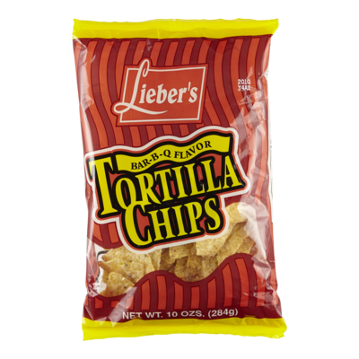 Liebers Tortilla Chips, BBQ 280 g, $1.96/100g