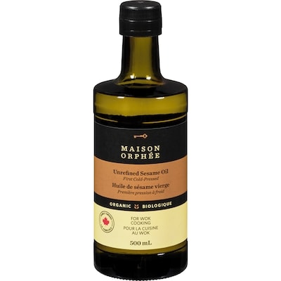 Maison Orphee Unrefined Toasted Sesame Oil 500 ml, $3.20/100ml