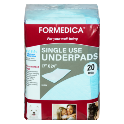 DR-HO'S Single Use Underpads 17" X 24" 20 ea, $0.32/1ea