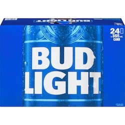 Bud Light Beer (ID required at pick-up) 24x355.0 ml, $0.47/100ml