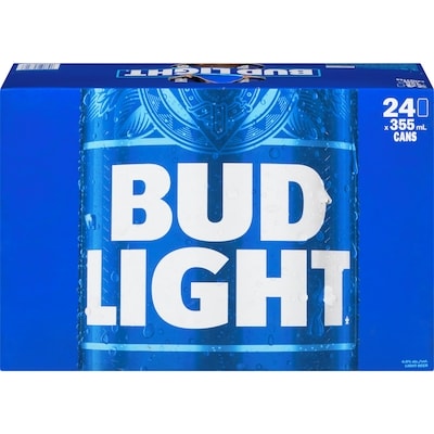 Bud Light Beer (ID required at pick-up) 24x355.0 ml, $0.46/100ml