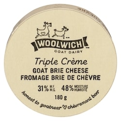 Woolwich Brie de chèvre 180 g, 6,38 $/100g