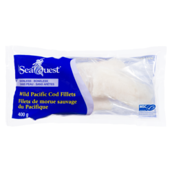 Seaquest Cod Fillets Wild Pacific 400 g, $2.75/100g