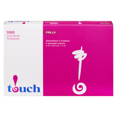 Touch Cure-dents à franges Touch 1000x1000.0 ea, 0,00 $/1ch