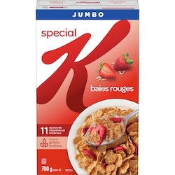Kellogg’s Special K Céréales Special K Baies rouges, format géant 700 g, 1,57 $/100g