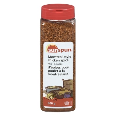 Sunspun Montreal-Style Chicken Spice Mix 800 g, $0.90/100g