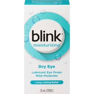 Blink Moisturizing Lubricant Eye Drops 30 ml, $66.63/100ml