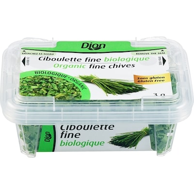 Dion Organic Fine Chives 3 g, $166.67/100g