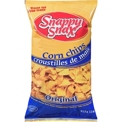 Snappy Snax Croustilles de maïs Snappy Snax casher 312 g, 1,28 $/100g