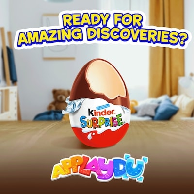 SURPRISE Milk Chocolate Egg with Toy, Classic Edition, 1 egg