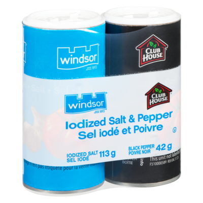 Iodized Salt & Pepper