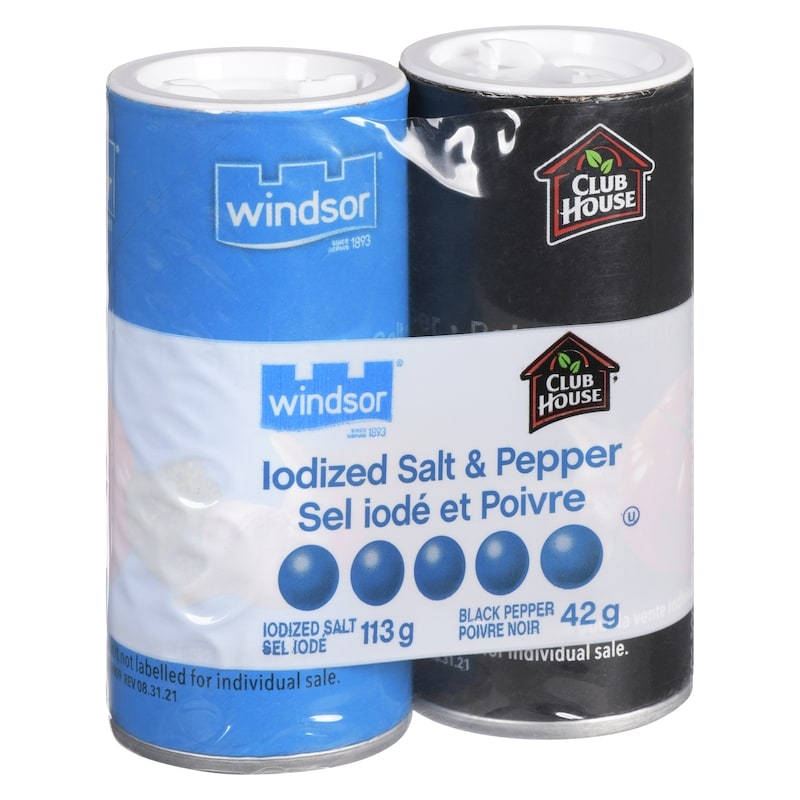 Iodized Salt & Pepper