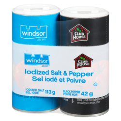 Windsor Iodized Salt & Pepper - 155 g | Loblaws