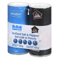 Windsor Iodized Salt & Pepper - 155 g | Your Independent Grocer
