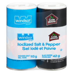 Windsor Sel iodé et poivre 155 g, 3,41 $/100g