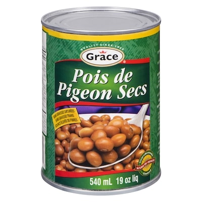 Grace Pois cajans secs 540 ml, 0,52 $/100ml